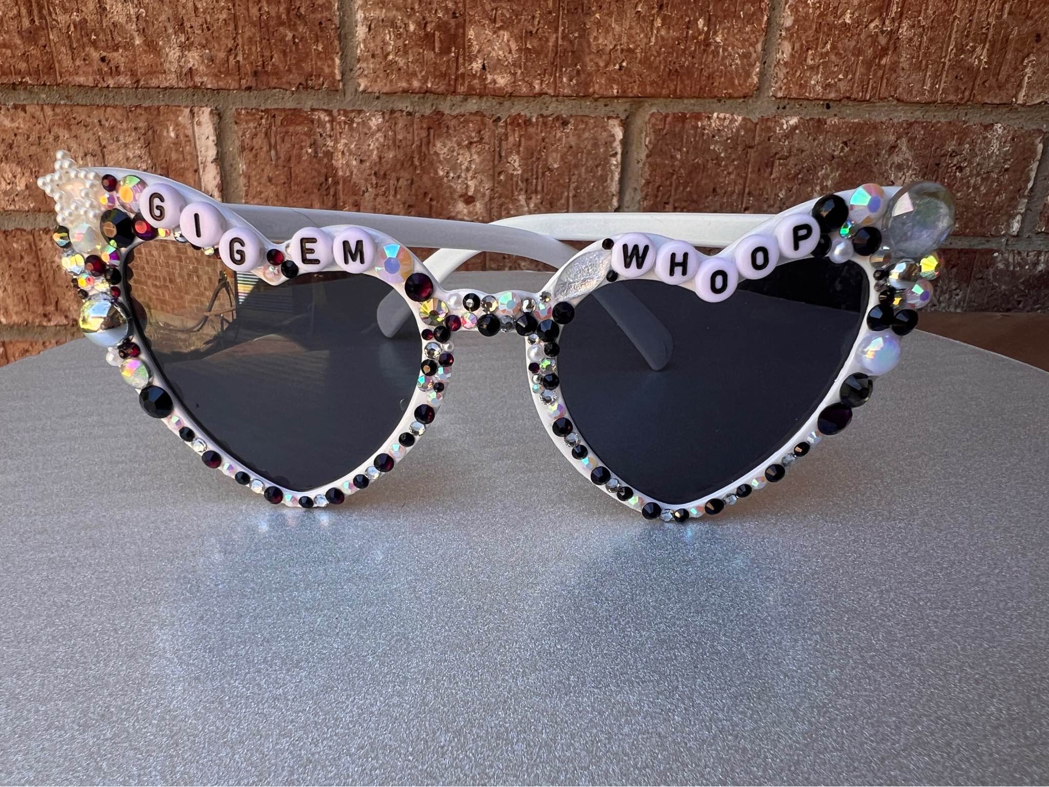 TEXAS A&M Rhinestone Bedazzled AGGIE Sunglasses
