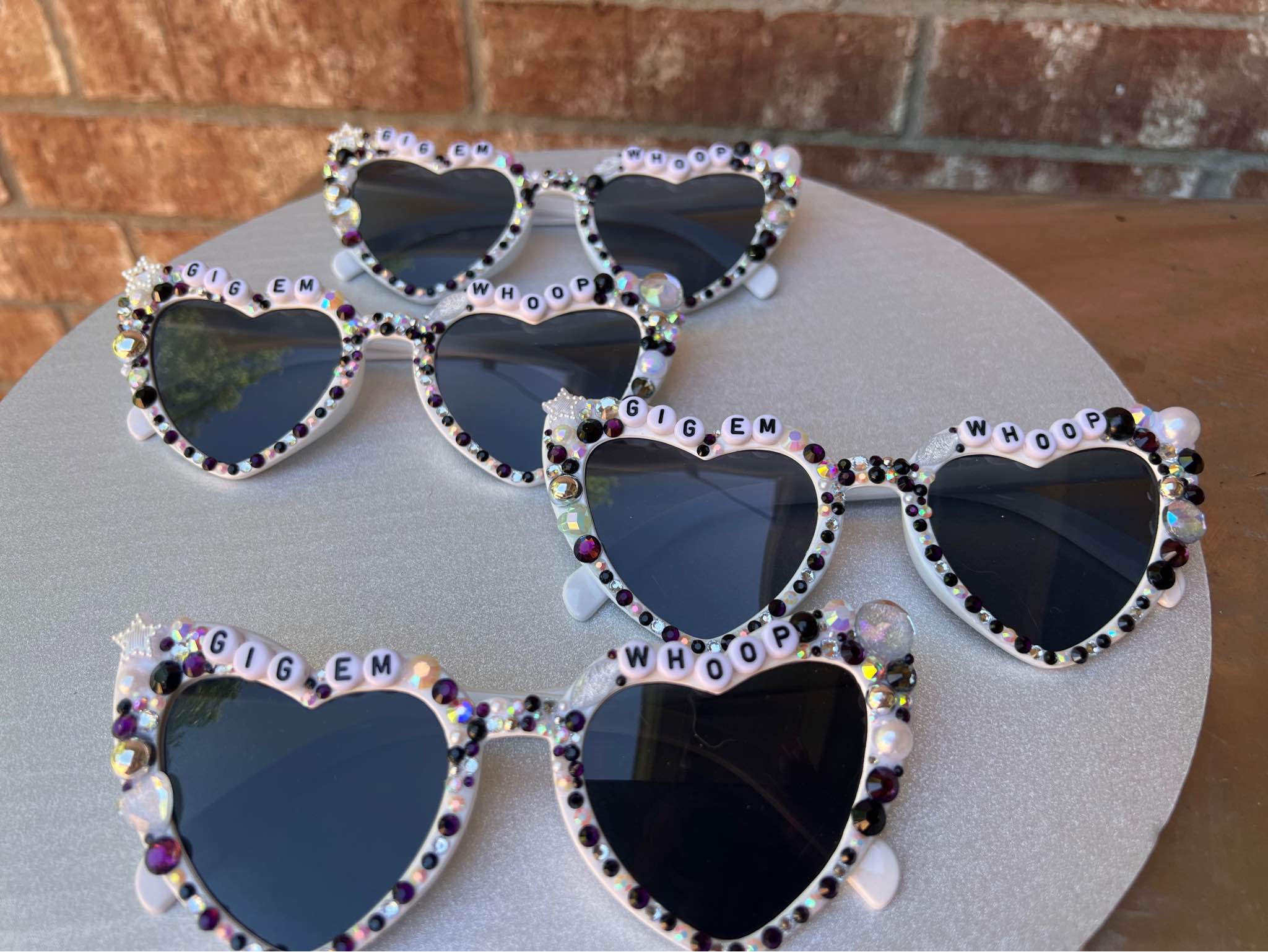 TEXAS A&M Rhinestone Bedazzled AGGIE Sunglasses